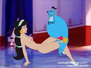 Cartoon porno Aladino y el Genio VÃ­deo Porno xxx