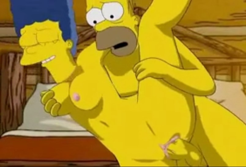 Homero Simpson Rompiéndole El Coño A Su Mujer Video Hentai
