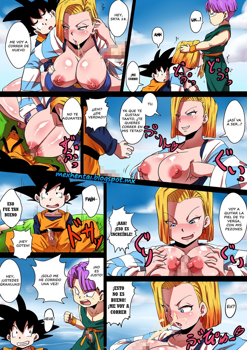 DBZ Cómic Porno Androide 18 Desnuda xxx Sexo Dr Maki