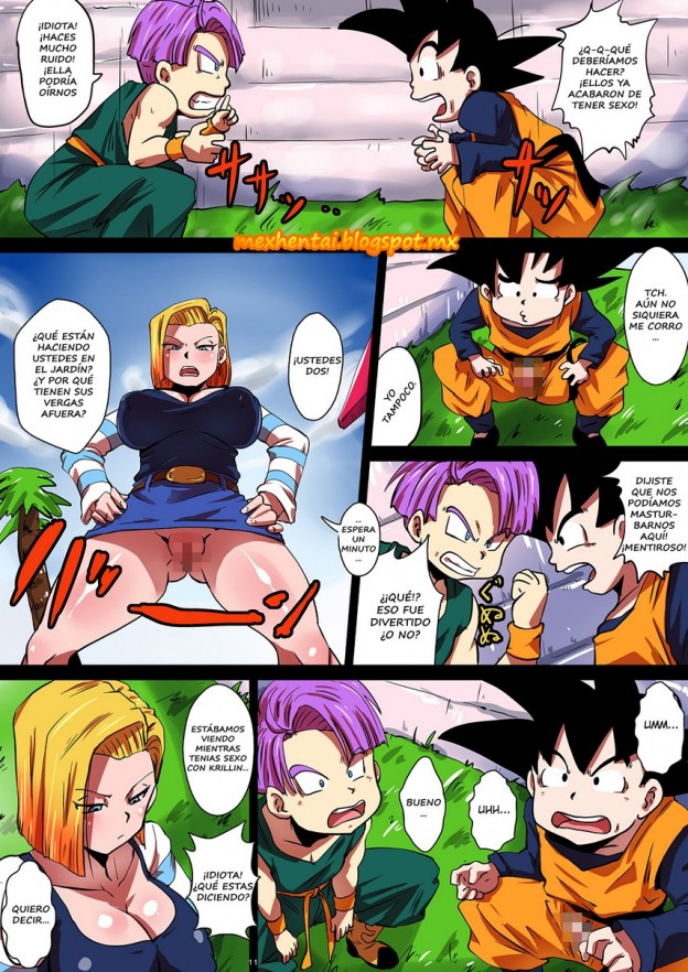 DBZ Cómic Porno Androide 18 Desnuda xxx Sexo Dr Maki