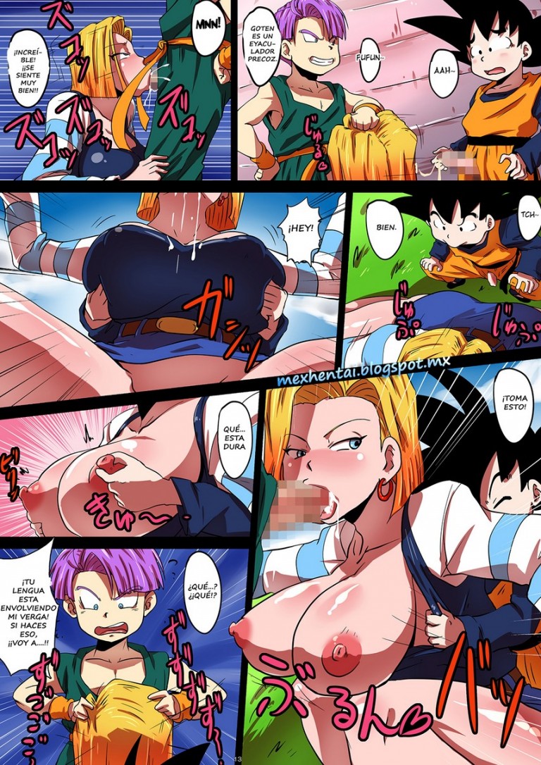 DBZ Cómic Porno Androide 18 Desnuda xxx Sexo Dr Maki